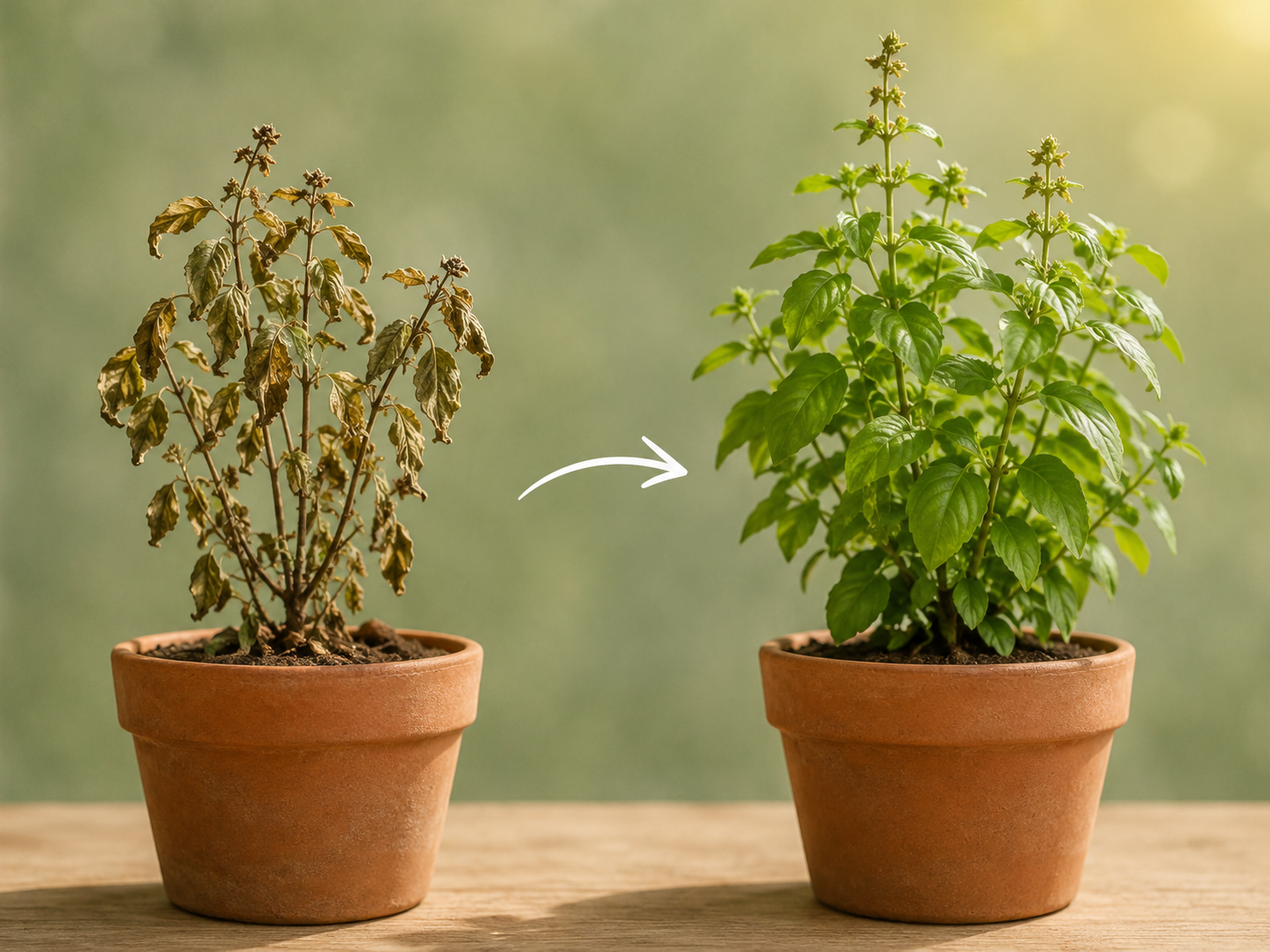 How to Save a Dying, Drying Basil Plant (Tulsi Plant)