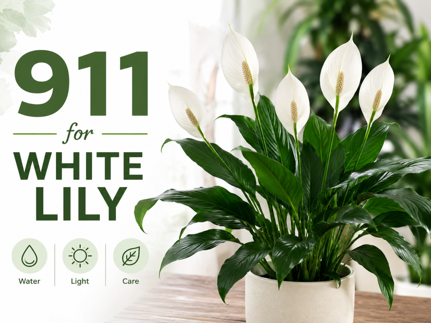 The 911 Plant Guide for White Lily