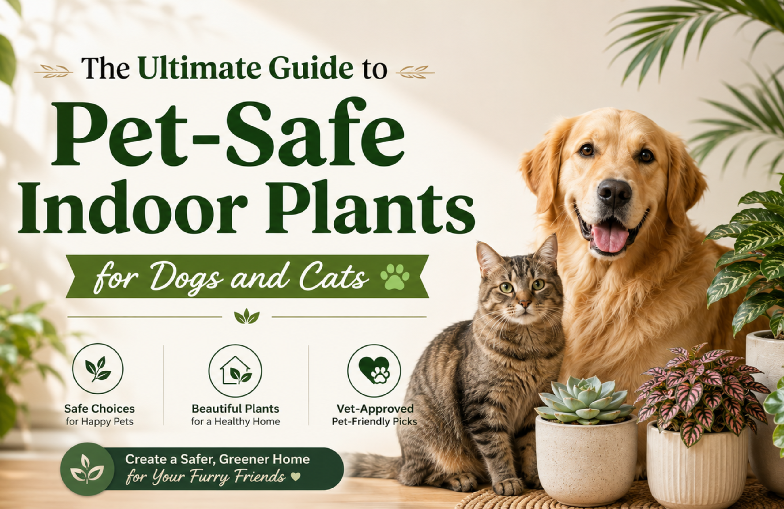 The Ultimate Guide to Pet-Safe Indoor Plants