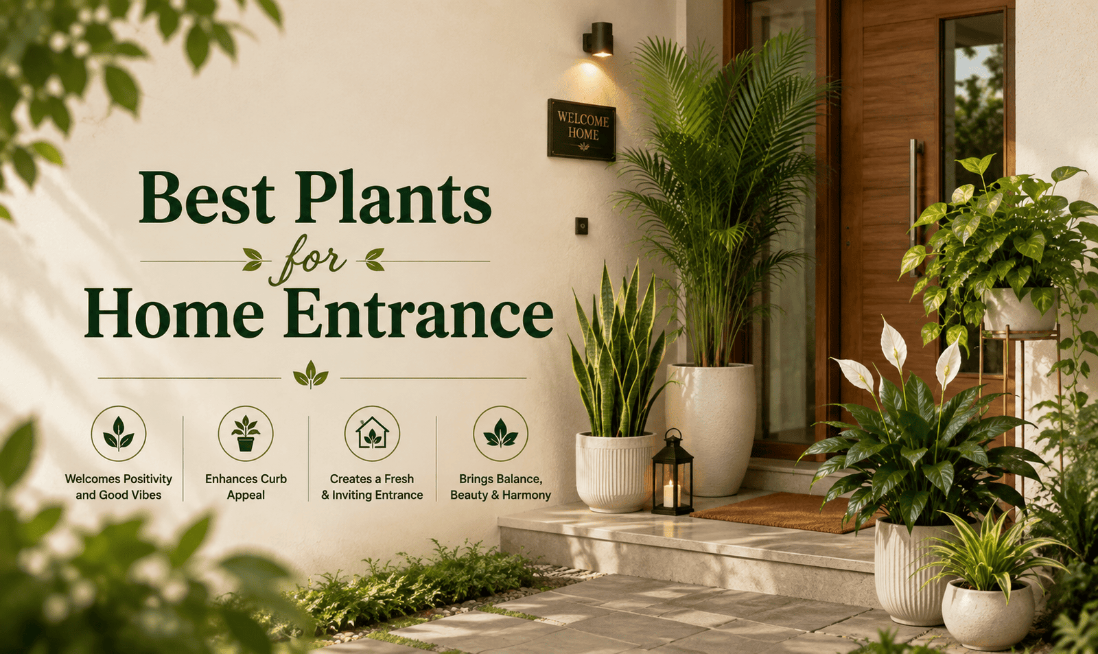 Best Plants for Home Entrance: The Complete Guide to  Indoor and Outdoor Ideas